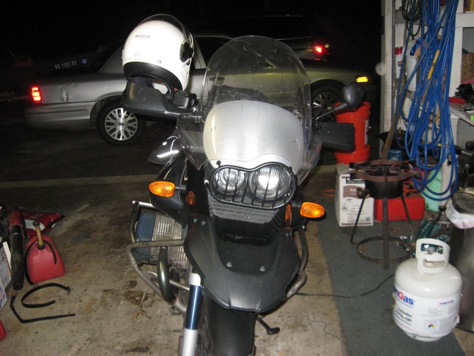 Front of bike.