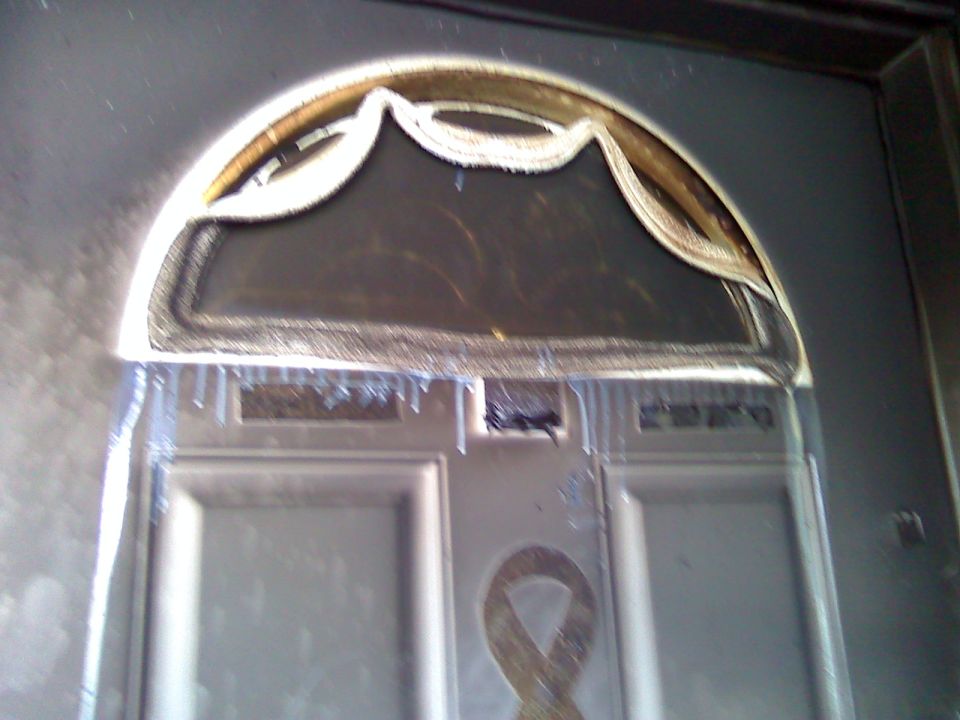 Arrived at a customer's house that had burned down. He gave us his old address.