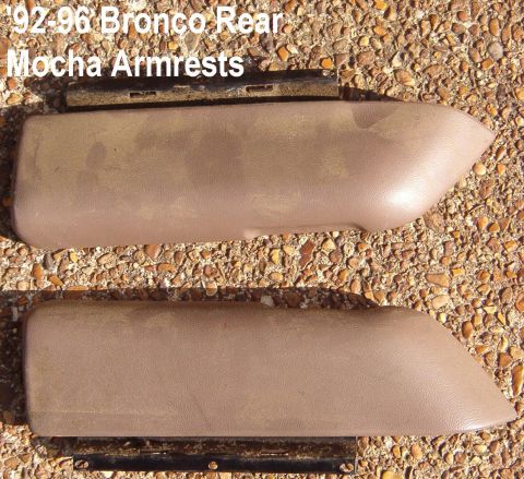 1983 Ford Bronco - SOLD 1/20; '92-96 Bronco Rear Mocha Armrests