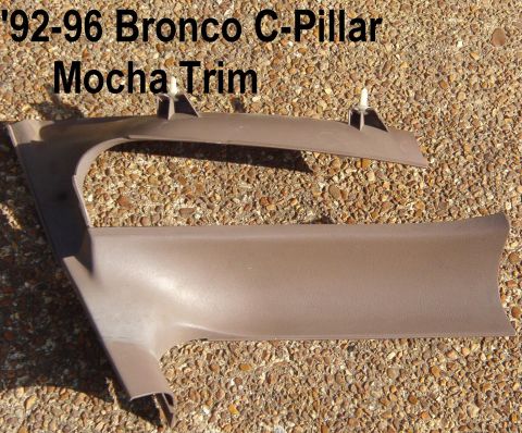 1983 Ford Bronco - '92-96 Bronco Mocha C-Pillar Trim