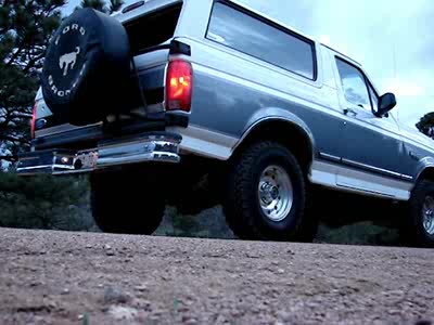 1995 Ford Bronco - Summit Shorty Headers, Bassani Off-Road Y-pipe, 3" SI/SO Flowmaster Original 40, Maremont 3" Tail pipe. Looking for a nice looking 4" tip.