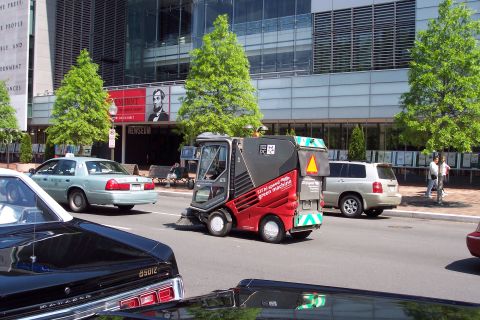 2001 Ford Crown Victoria - The coolest street sweeper ever...like it was sized to follow Frank's Go-4! I want to see them race.