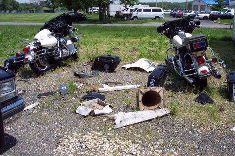 2001 Ford Crown Victoria - "We use the bike to its full capacity" According to National Parks Police.
