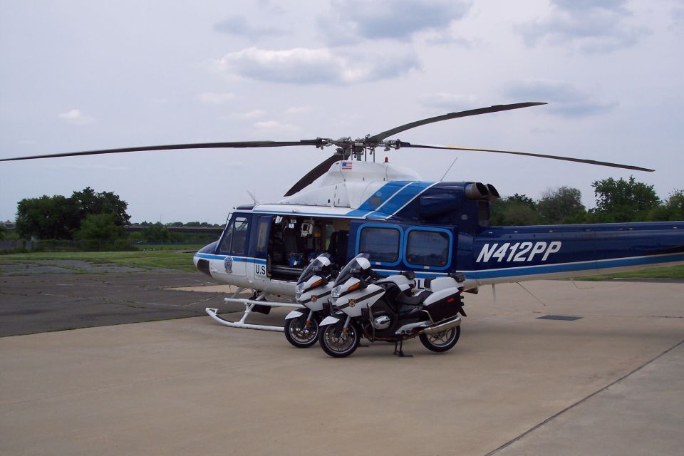 At US Parks Police Air Division - California Units in front of US Chopper.