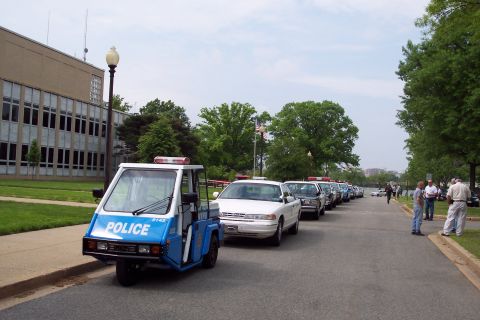 2001 Ford Crown Victoria - At US Parks Police Headquarters - Frank's Go-4 in the front.