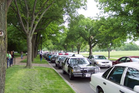 2001 Ford Crown Victoria - In front of the World War 2 Memorial.