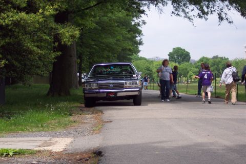 2001 Ford Crown Victoria - Some walking path that we took over.