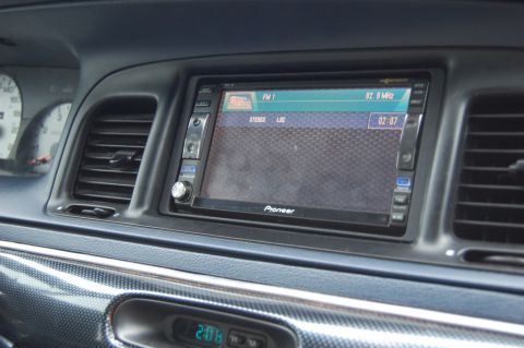1985 Mercury Grand Marquis - Interior view of a car dashboard showing a Pioneer stereo system and air vents.