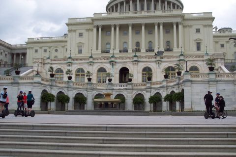 2001 Ford Crown Victoria - People on Segways near the US Capitol Building in Washington DC.
