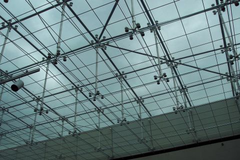 2001 Ford Crown Victoria - Glass roof of the Visitor Center - Capitol Building (Bunker)
