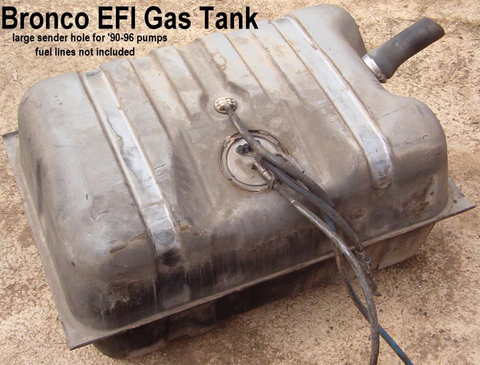 Metal automotive fuel tank with sender unit on dirt