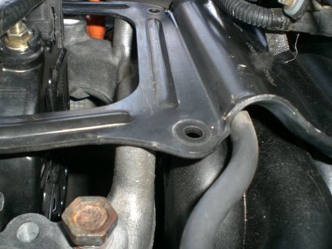 2000 Mercury Grand Marquis - old alt bracket new crossover