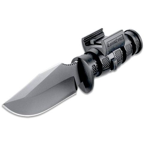 1995 Ford Bronco - A tactical knife a laser sight mounted on the handle.