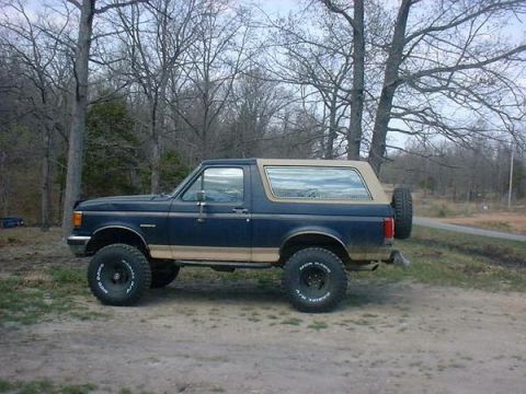1979 Ford Bronco - This is what the 79 replaced. 1990, 302, Auto, 6" lift and 35" mud dawgs. No longer with me.