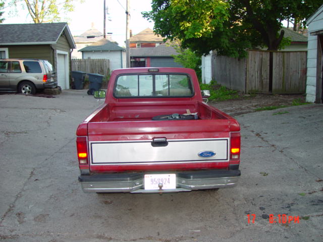 Tailgate after repaint.