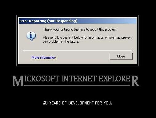MicroSoft Internet Explorer

by Steve83