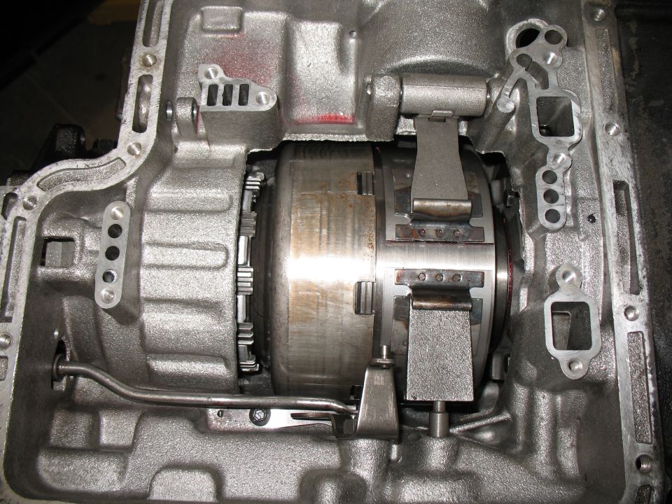 Assembled c6 with R-code direct drum with 7 Alto Red clutches and 2 3/4" Alto Powerband.