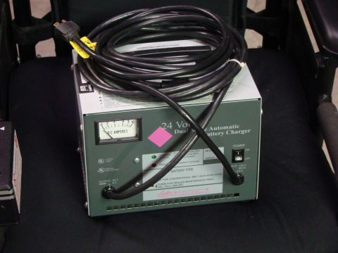 1948 Jeep Wrangler - This is a 24 Volt Automatic Dual-mode Battery Charger with a DC Amperes gauge and coiled power cord.