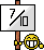 1998 Ford Crown Victoria - A sign displays a numerical score and a cartoonish emoji.