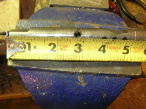 1985 Ford Bronco II - Grind the shift rail. You'll have to install the shift rail and roll pin a few times cuz you wanna try to grind off as little as possible.…