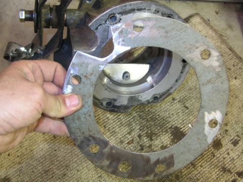 1985 Ford Bronco II - Lastly I had to make a 3/16 thick spacer because the adapter doesn't seat all the way. I used the NP205 gasket as a template. I siliconed b…