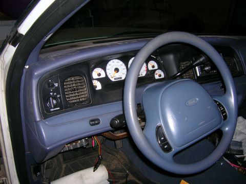 1998 Ford Crown Victoria - SVT Cluster from my 98 Cobra, now resides in my Crown Victoria