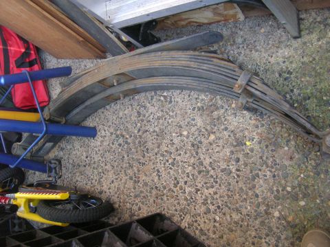 1996 Ford Bronco - Leaf springs are a common type of suspension for heavy-duty vehicles.