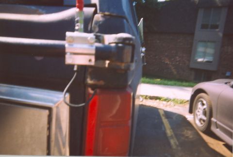 1982 Ford Bronco - where i relocated my CB antenna to