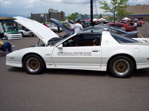 1972 Ford Ranchero - This white Pontiac Firebird Trans Am served as the official pace car for the 73rd Indianapolis 500 on May 28, 1989.
