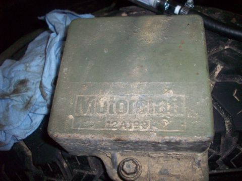 1978 Jeep CJ5 - Motorcraft part with visible part number 12A199.