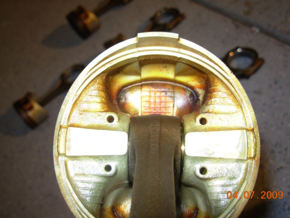 Piston #1 This area was harder to clean but in the end it looked new!