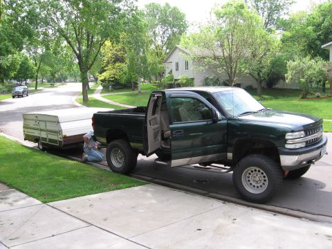 2001 Chevrolet Silverado 1500 - 1st and only time pullin the camper