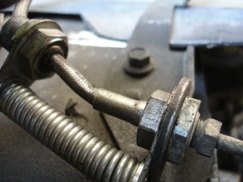 1993 Ford Taurus - Brake line fitting stamped with "EARLS" brand name.
