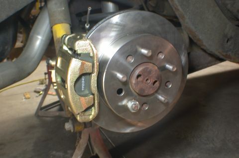 1967 Ford Galaxie - Disc brake conversion kit front and rear on the '67 Galaxie.