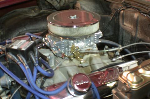 1967 Ford Galaxie - Shot of the new carb as well.