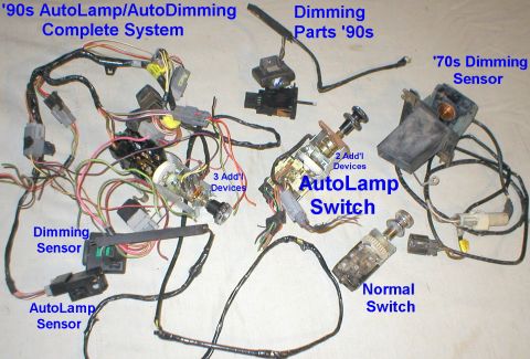 1983 Ford Bronco - These are the parts I've collected to add some automatic functions. The functions are actually controlled by the sensor modules through ext…