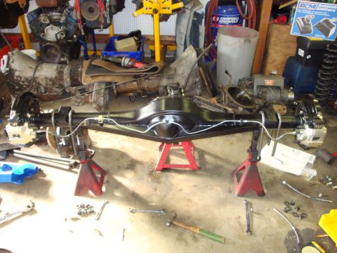 1989 Ford Bronco - Bent new brakeline for the axle