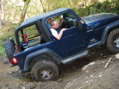 2005 Jeep Wrangler - Rigger007 Switched seats.. how'd that happen. Fun for both!