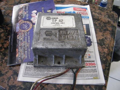 1982 Ford Bronco - A NAPA Echlin TP 42 Control Unit is shown with attached wiring.