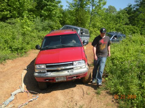 1998 Chevrolet Blazer - my s-10 blazer and nephew Brandon