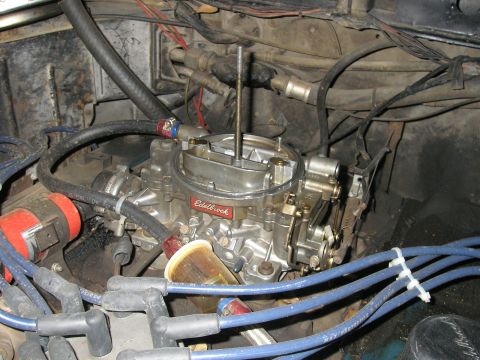 1979 Ford Bronco - eldelbrock 600 with choke delete.