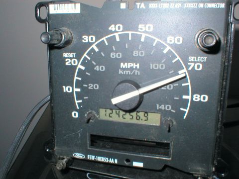 1983 Ford Bronco - This is while I was running up miles on a '96 PSOM using a computer-generated (GoldWave) tone coming thru the stereo to the ABS sensor (DY1…