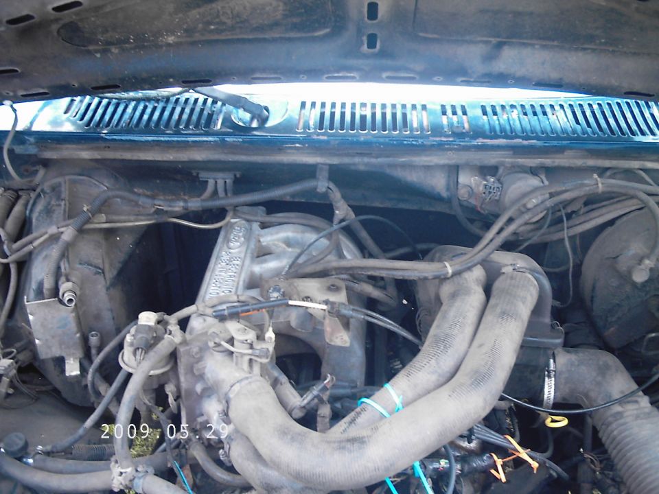 The only thing that is still Crown Vic.... The Block, heads, and oil pan / pump