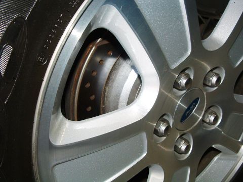 2004 Ford Crown Victoria - 2004 Ford Crown Victoria LX Sport-Drilled & Slotted Brake Rotors