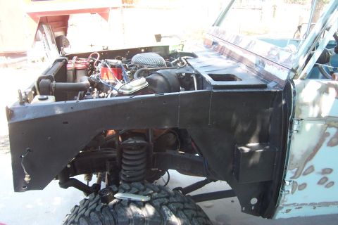 1976 Ford Bronco - rubber undercoat