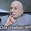 1977 Ford Mustang II - Dr. Evil from Austin Powers, with a humorous quote about horsepower.