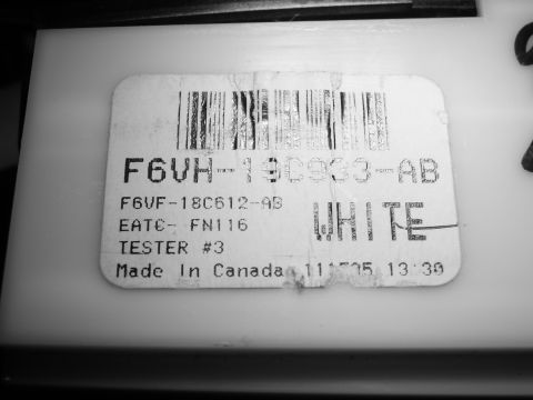 1996 Mercury Grand Marquis - Had to change a bulb on the face plate, the following pictures are of the EATC head unit *Engineering number FN116 means it is for a Town C…