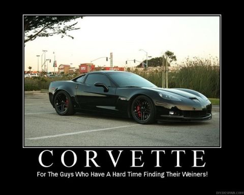 1988 Ford Bronco - This black Chevrolet Corvette is captured in a three-quarter front view, parked in an outdoor lot.