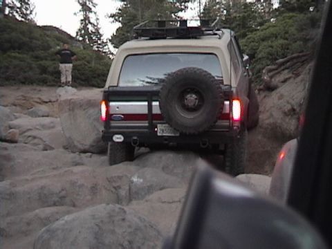 1990 Ford Bronco - John at the top of walker hill