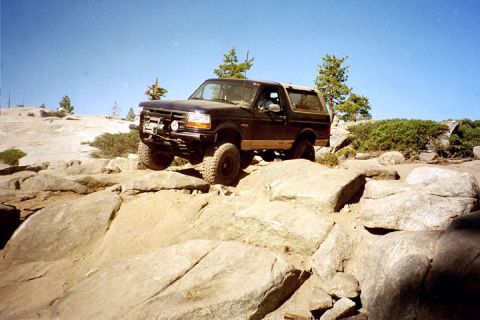 1994 Ford Bronco - leaving spider